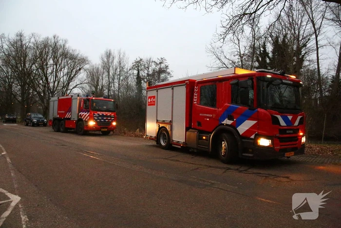 Brand in berg hooi geblust door brandweer