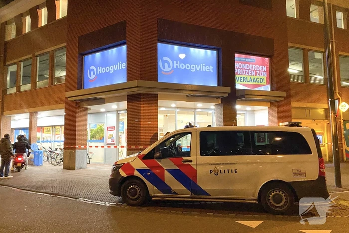 Overval op supermarkt Hoogvliet