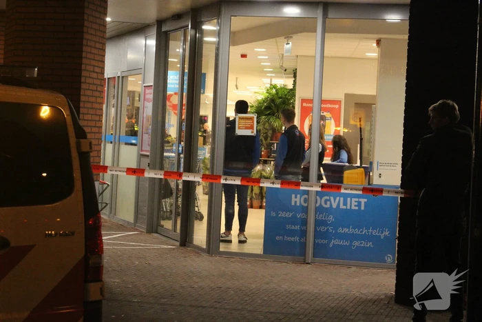 Overval op supermarkt Hoogvliet