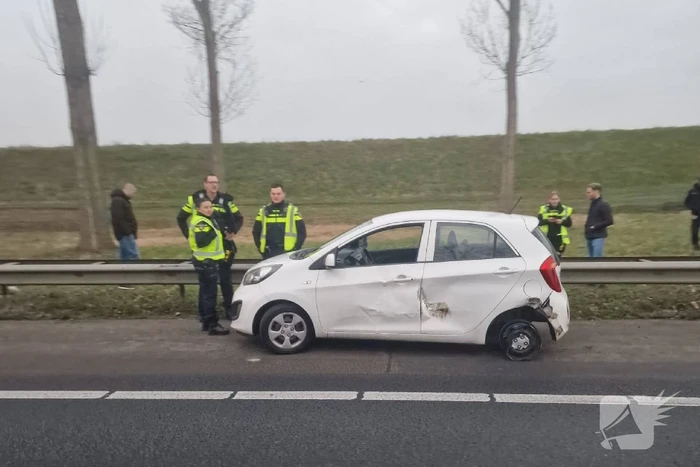 Flinke vertraging door verkeersongeval