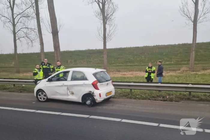 Flinke vertraging door verkeersongeval