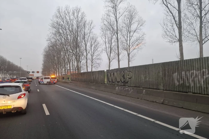 Flinke vertraging door verkeersongeval