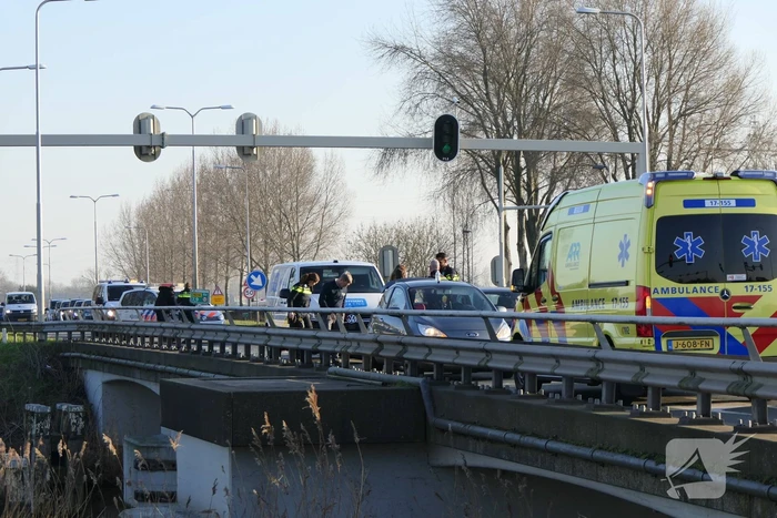 Een gewonde bij verkeersongeval