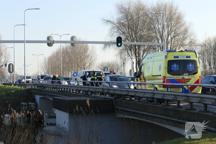 Een gewonde bij verkeersongeval