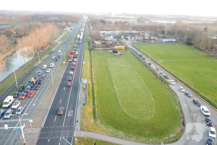 Enorme verkeerschaos vanwege ongeval