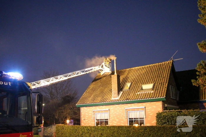 Rookontwikkeling bij schoorsteenbrand