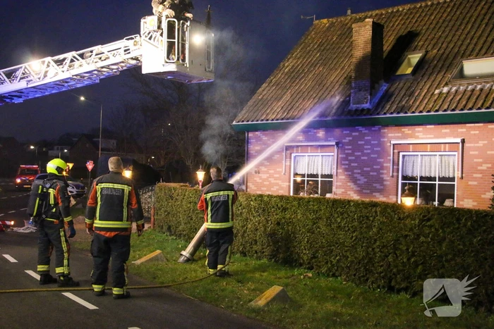 Rookontwikkeling bij schoorsteenbrand