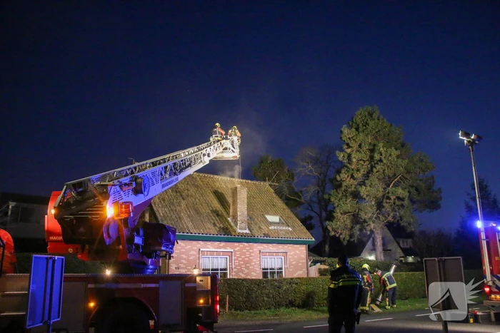 Rookontwikkeling bij schoorsteenbrand