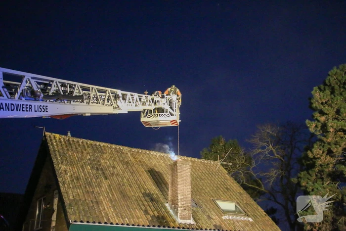 Rookontwikkeling bij schoorsteenbrand