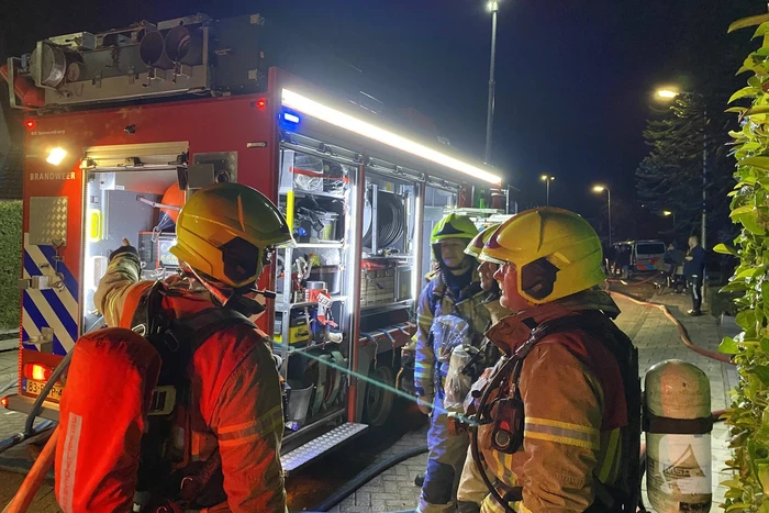 Uitslaande brand in woning