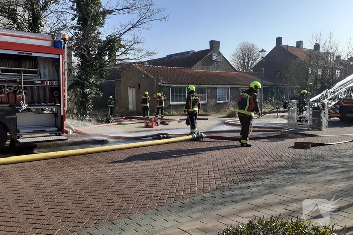 Zeer grote brand leegstaand fabrieksgebouw