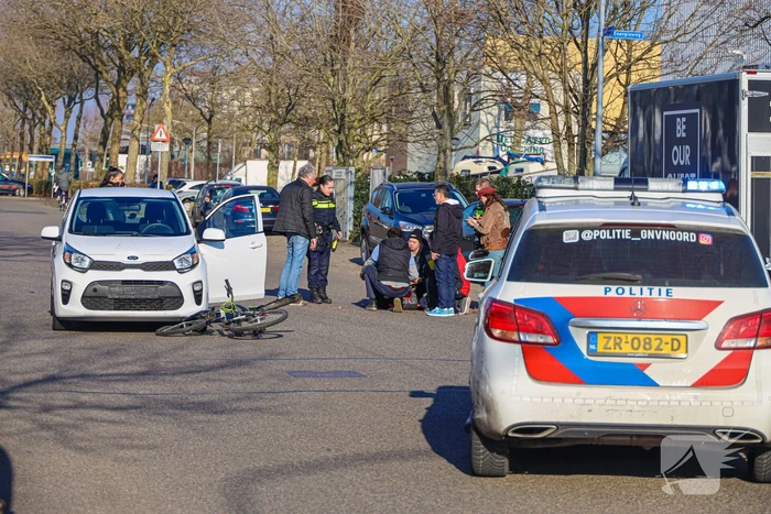 Kind op een fiets aangereden