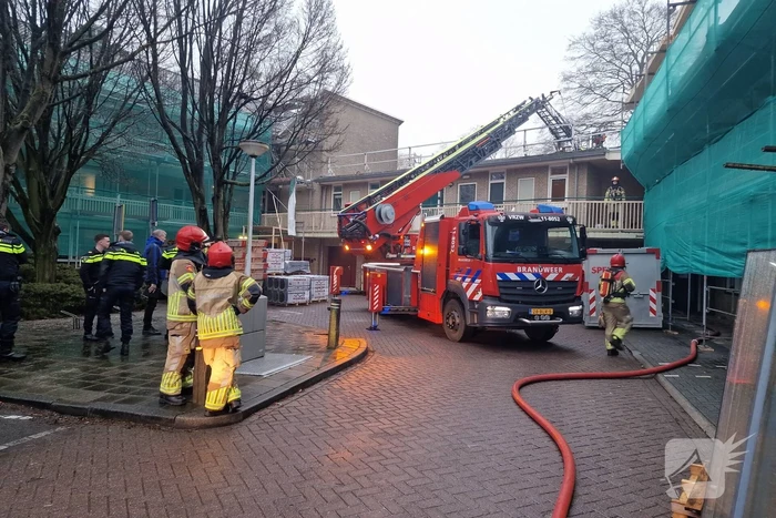 Drie woningen ontruimd vanwege brand