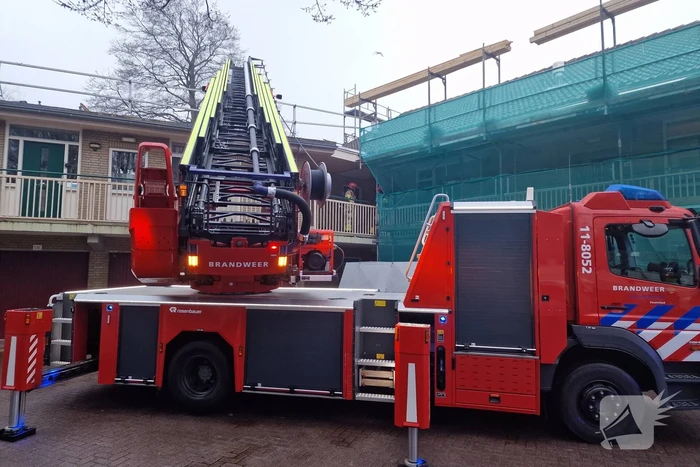Drie woningen ontruimd vanwege brand