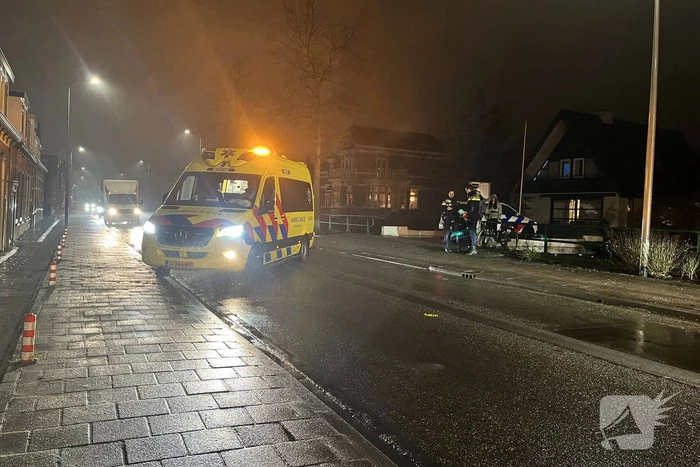 Fietser gewond bij botsing met scooterrijder