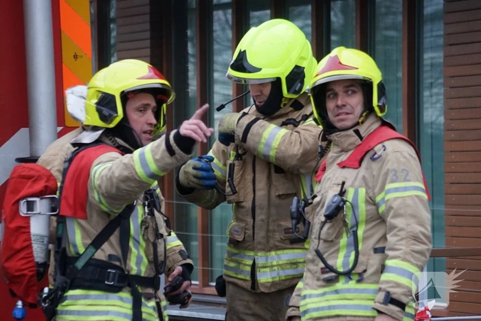 Bedrijfspand ontruimd door brand
