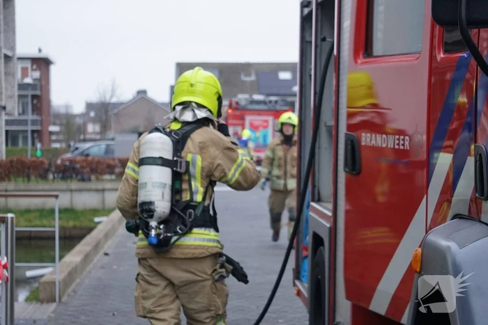 Bedrijfspand ontruimd door brand