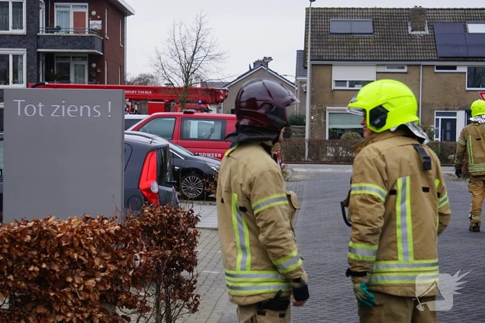 Bedrijfspand ontruimd door brand