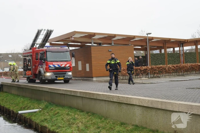 Bedrijfspand ontruimd door brand