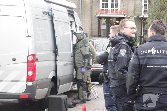 Explosieven Opruimingsdienst doet onderzoek naar mogelijke explosief