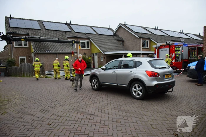 Albert Heijn bezorgdienst laat carport instorten