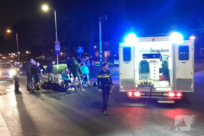 Scooter Total los na ongeval met bus