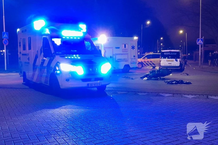 Scooter Total los na ongeval met bus