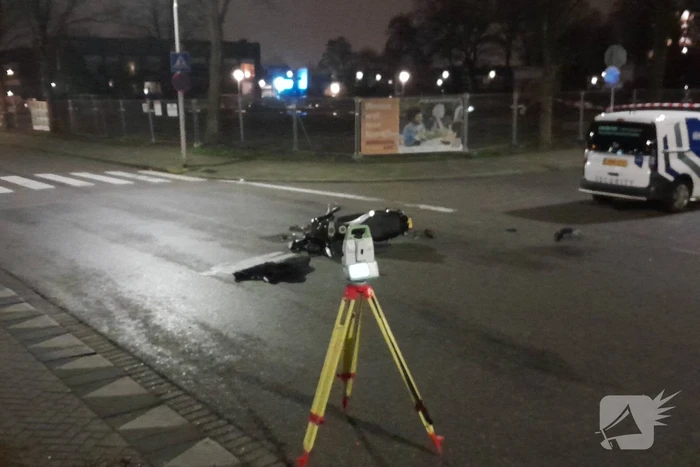 Scooter Total los na ongeval met bus