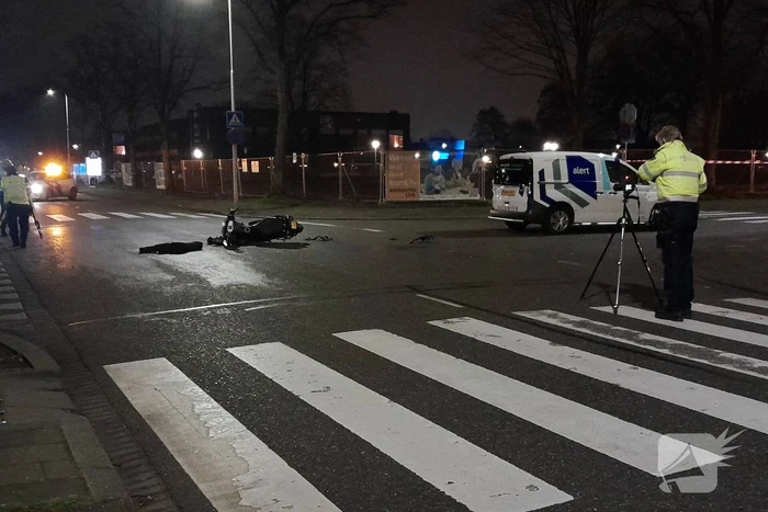 Scooter Total los na ongeval met bus