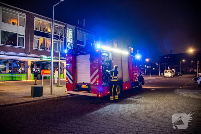 Portiek vol rookontwikkeling na brandstichting