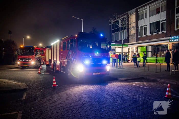Portiek vol rookontwikkeling na brandstichting