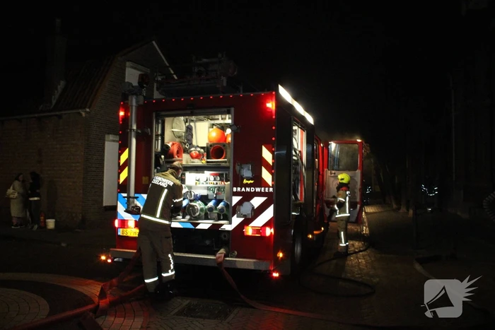 Auto verwoest door brand