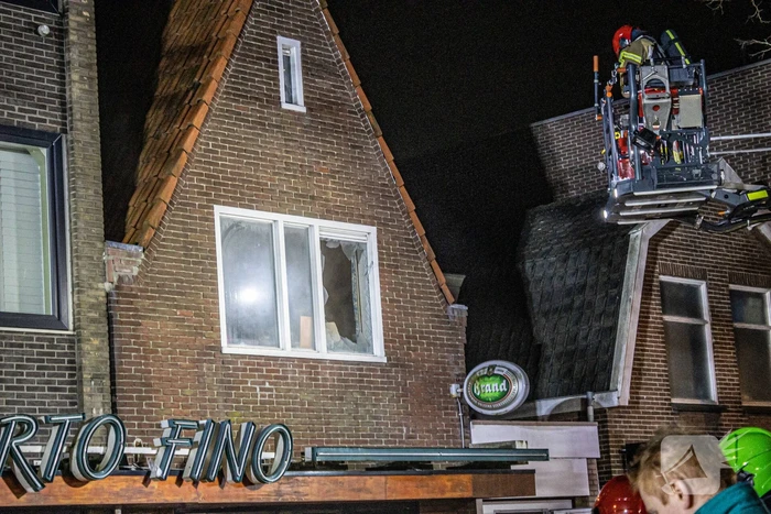 Grote brand bij pizzeria Porto Fino
