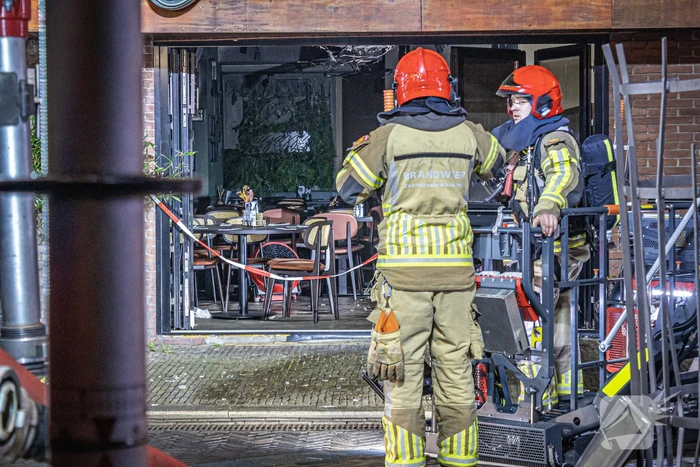 Grote brand bij pizzeria Porto Fino