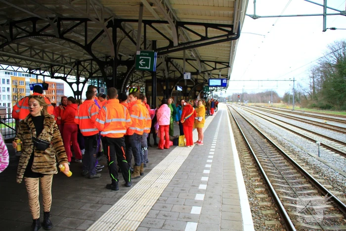 Grote drukte op station vanwege dag twee carnaval