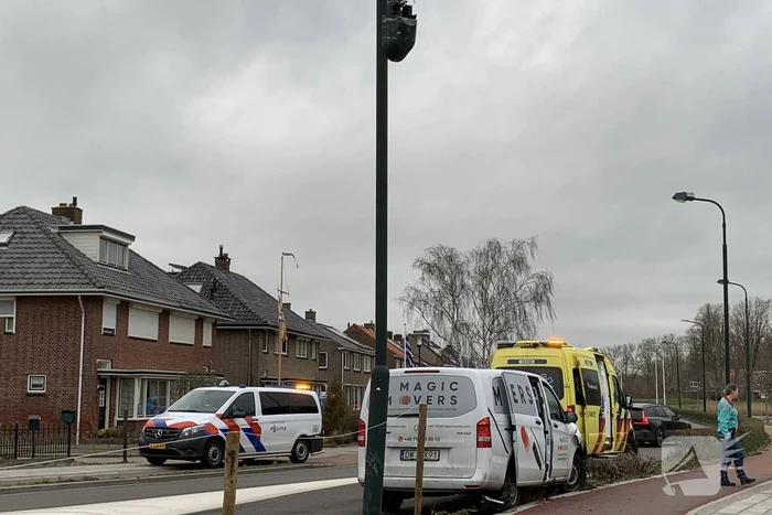 Veel schade bij eenzijdig ongeval