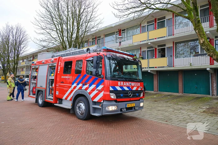 Woning vol rook door vergeten pan