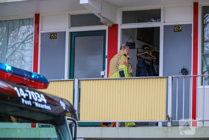 Woning vol rook door vergeten pan