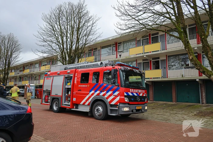 Woning vol rook door vergeten pan