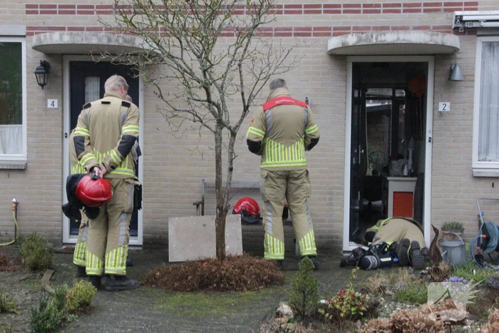 Gaslucht in meterkast van woning