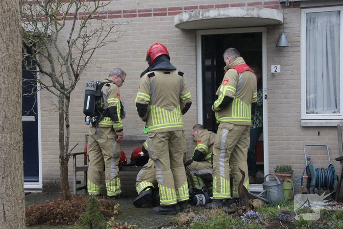 Gaslucht in meterkast van woning