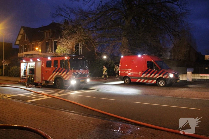 Grote brand in vrijstaande villa