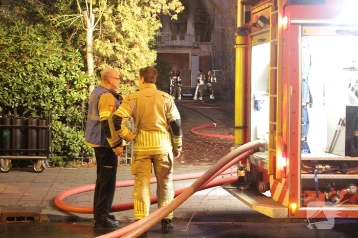 Grote brand in vrijstaande villa