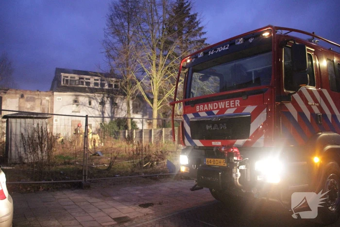 Grote brand in vrijstaande villa