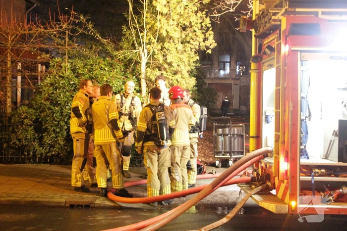 Grote brand in vrijstaande villa