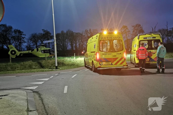 Trauma-arts per helikopter ingevlogen