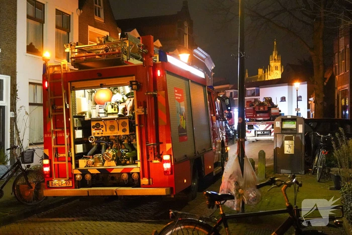 brand achter de vismarkt gouda