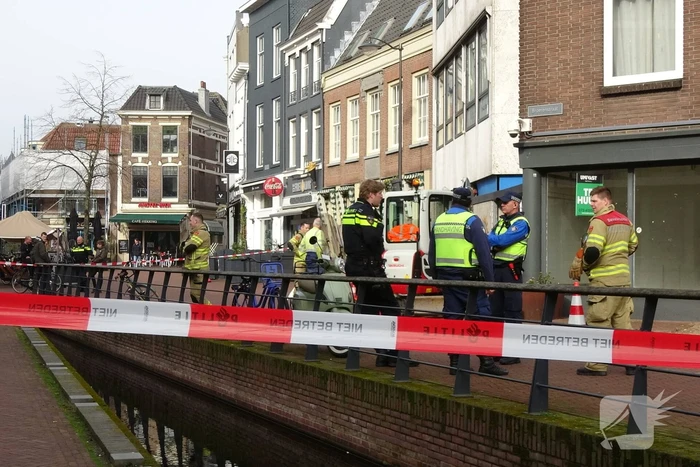 Gasleiding geraakt bij graafwerkzaamheden