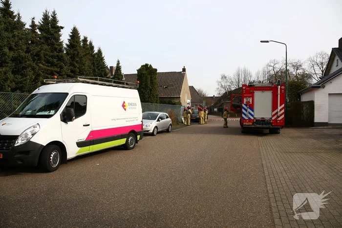 Gaslekkage in leegstaand pand