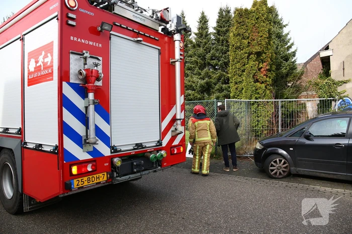 Gaslekkage in leegstaand pand